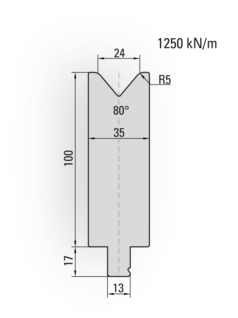 Lengte: 100mm - Gewicht: 2.8 kg