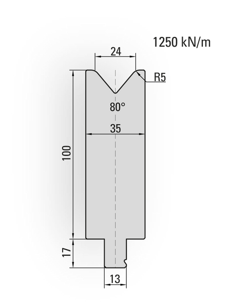 Lengte: 100mm - Gewicht: 2.8 kg