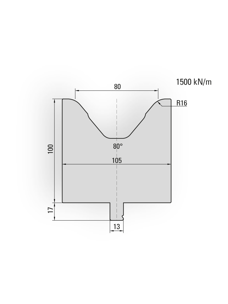 Lengte: 100mm - Gewicht: 6.9 kg