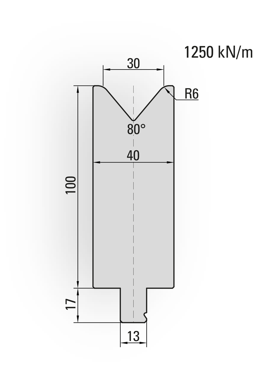 Lengte: 100mm - Gewicht: 3.1 kg