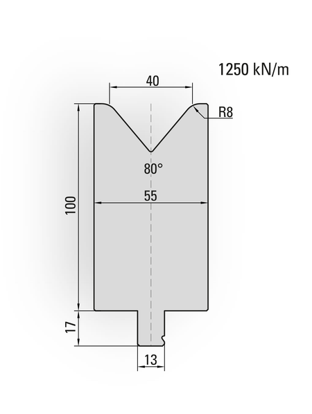 Lengte: 100mm - Gewicht: 4.1 kg