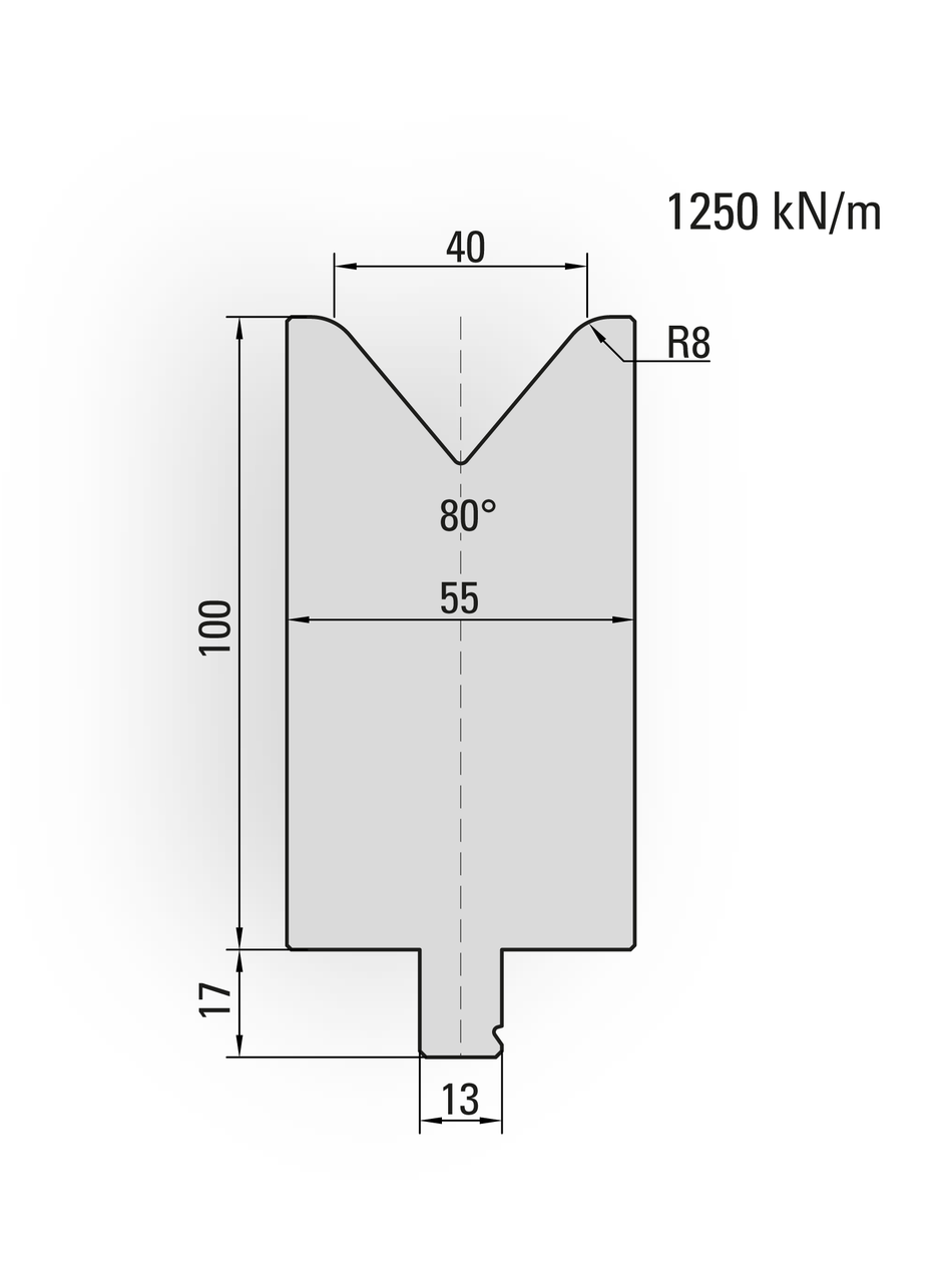 Lengte: 100mm - Gewicht: 4.1 kg