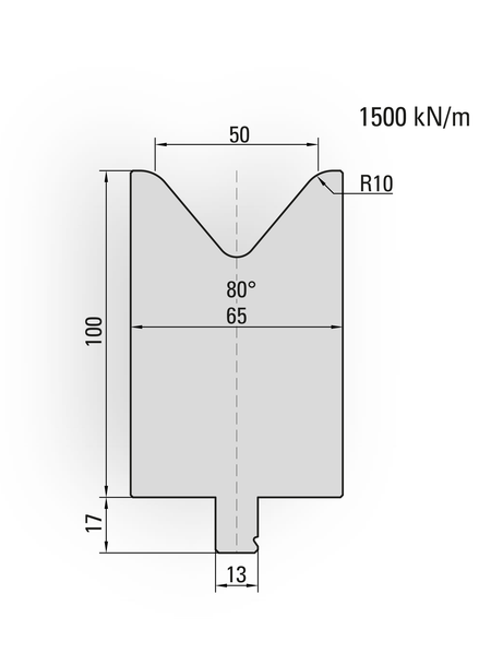 Lengte: 100mm - Gewicht: 4.7 kg