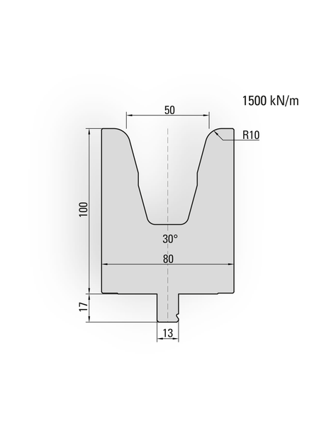 Lengte: 100mm - Gewicht: 4.8 kg