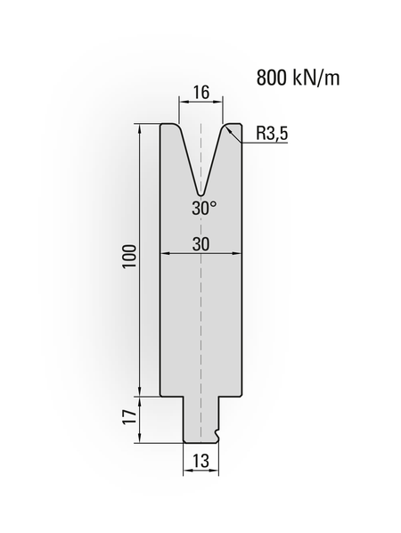 Lengte: 100mm - Gewicht: 2.3 kg