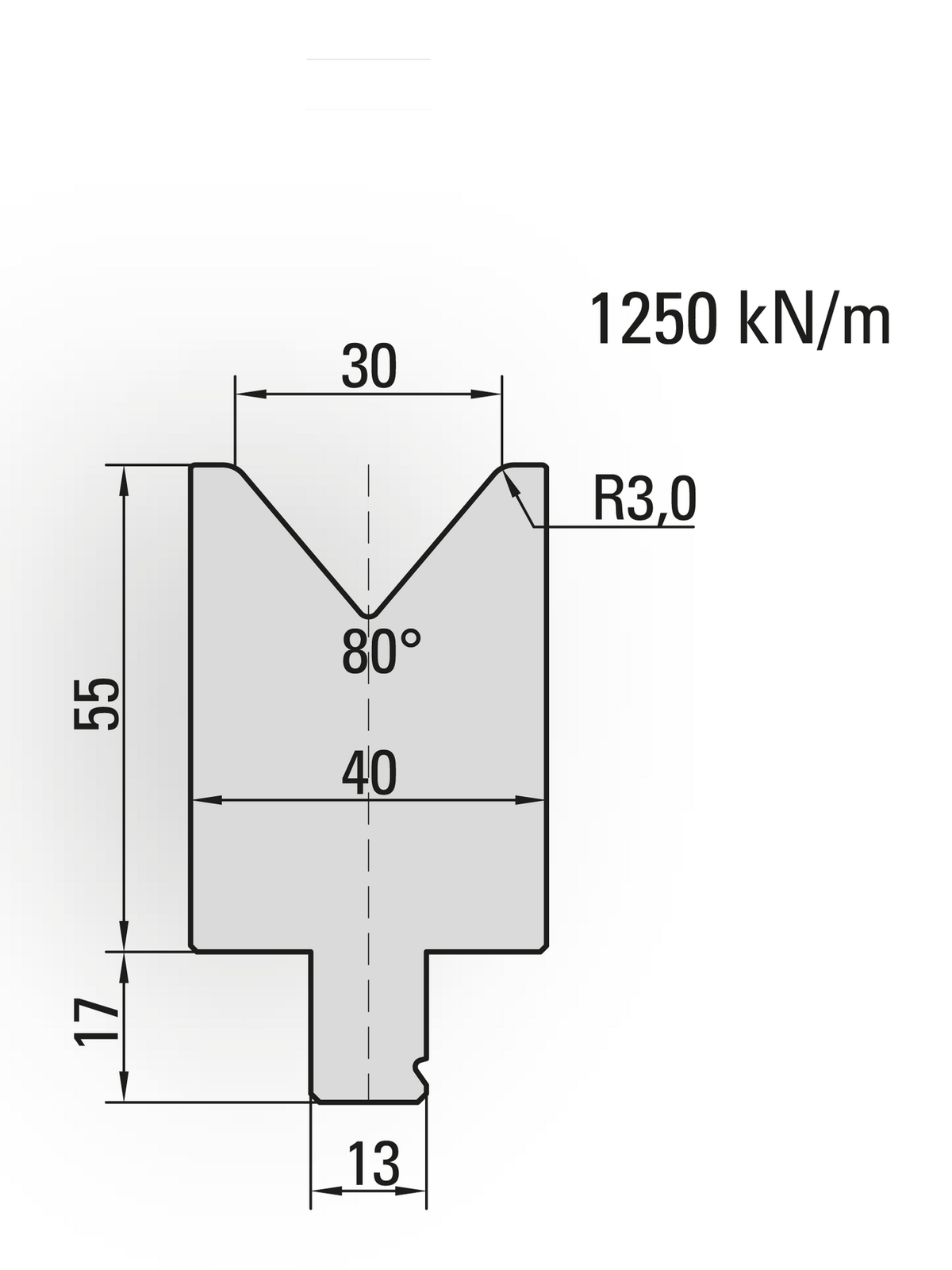 Lengte: 100mm - Gewicht: 1.7 kg