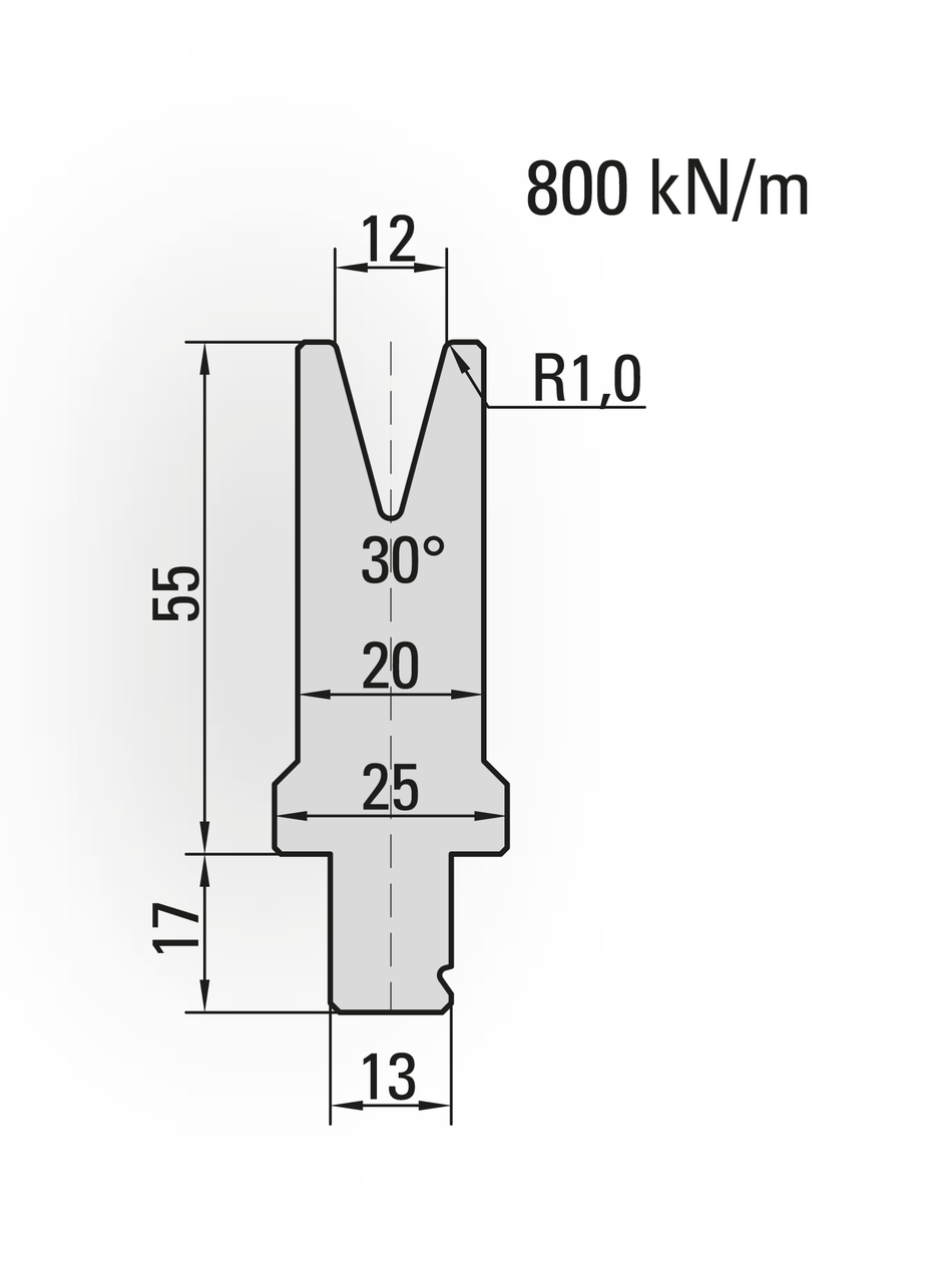 Lengte: 100mm - Gewicht: 1 kg