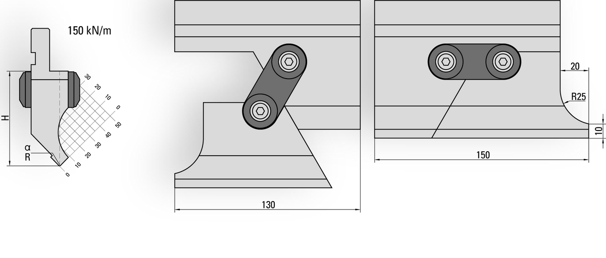 Lengte: 300mm - Gewicht: 3.5 kg