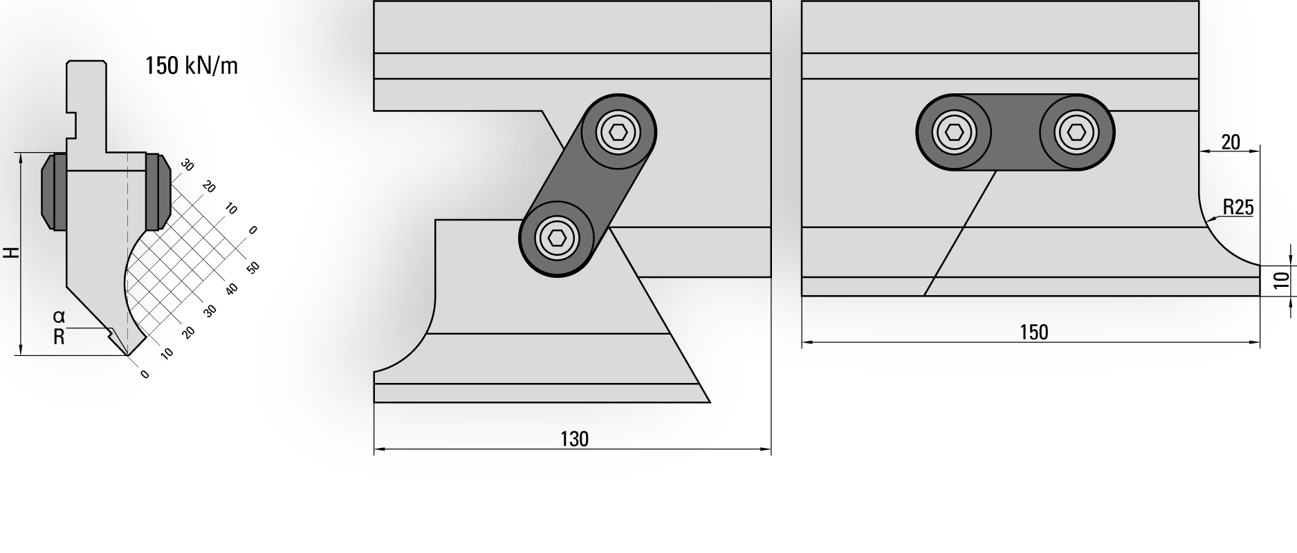 Lengte: 300mm - Gewicht: 3.5 kg