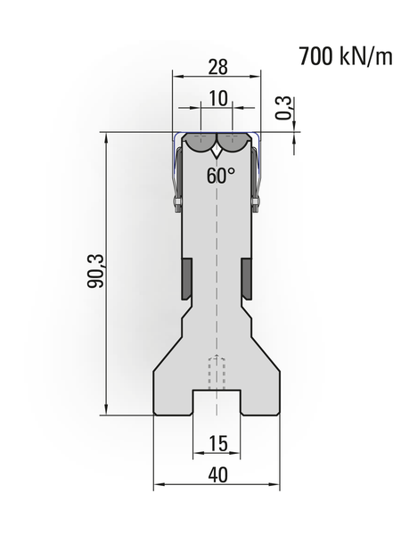 Lengte: 200mm - Gewicht: 3.2 kg