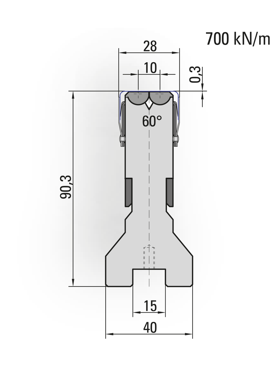 Lengte: 200mm - Gewicht: 3.2 kg