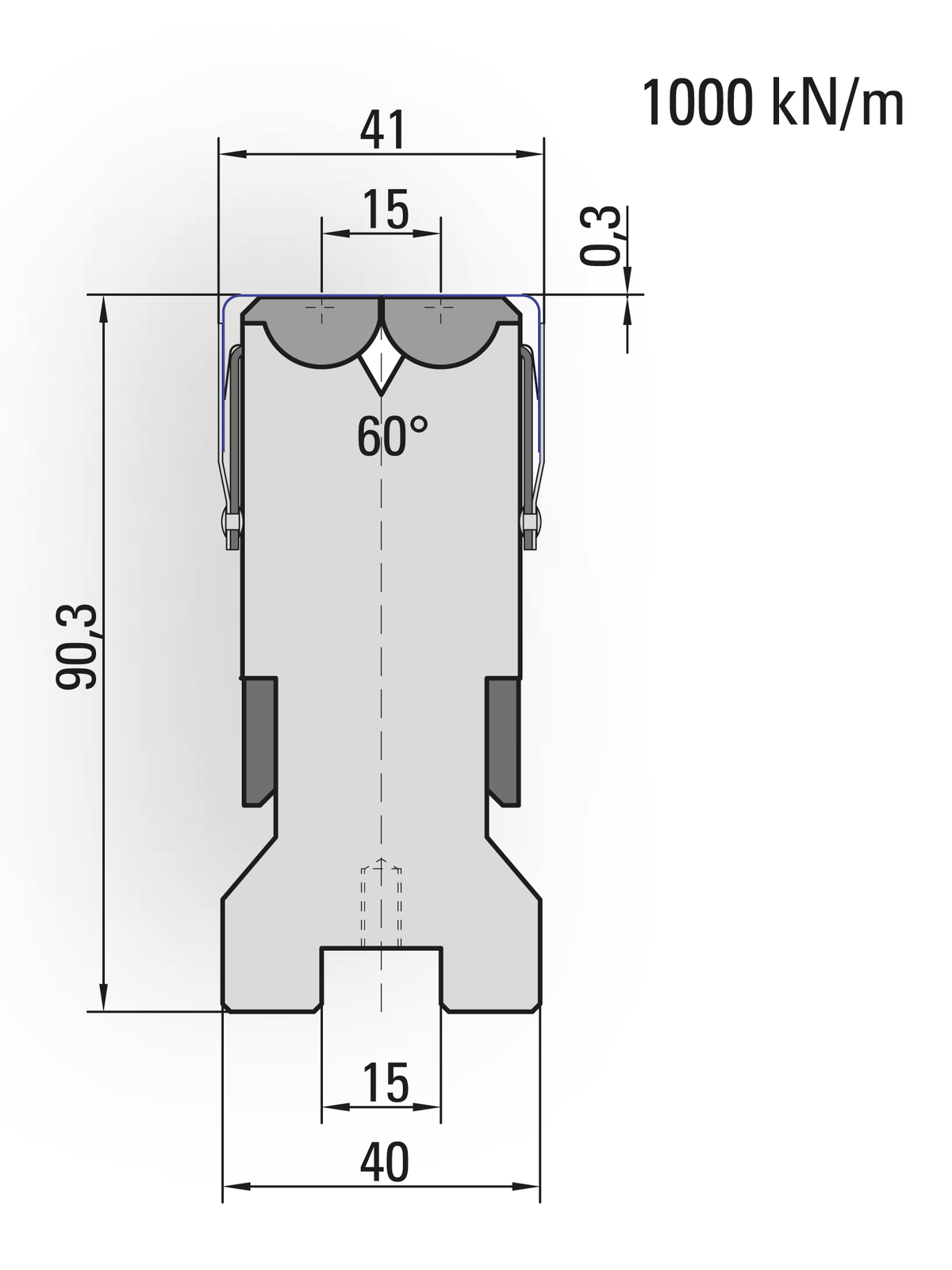 Lengte: 200mm - Gewicht: 4.1 kg