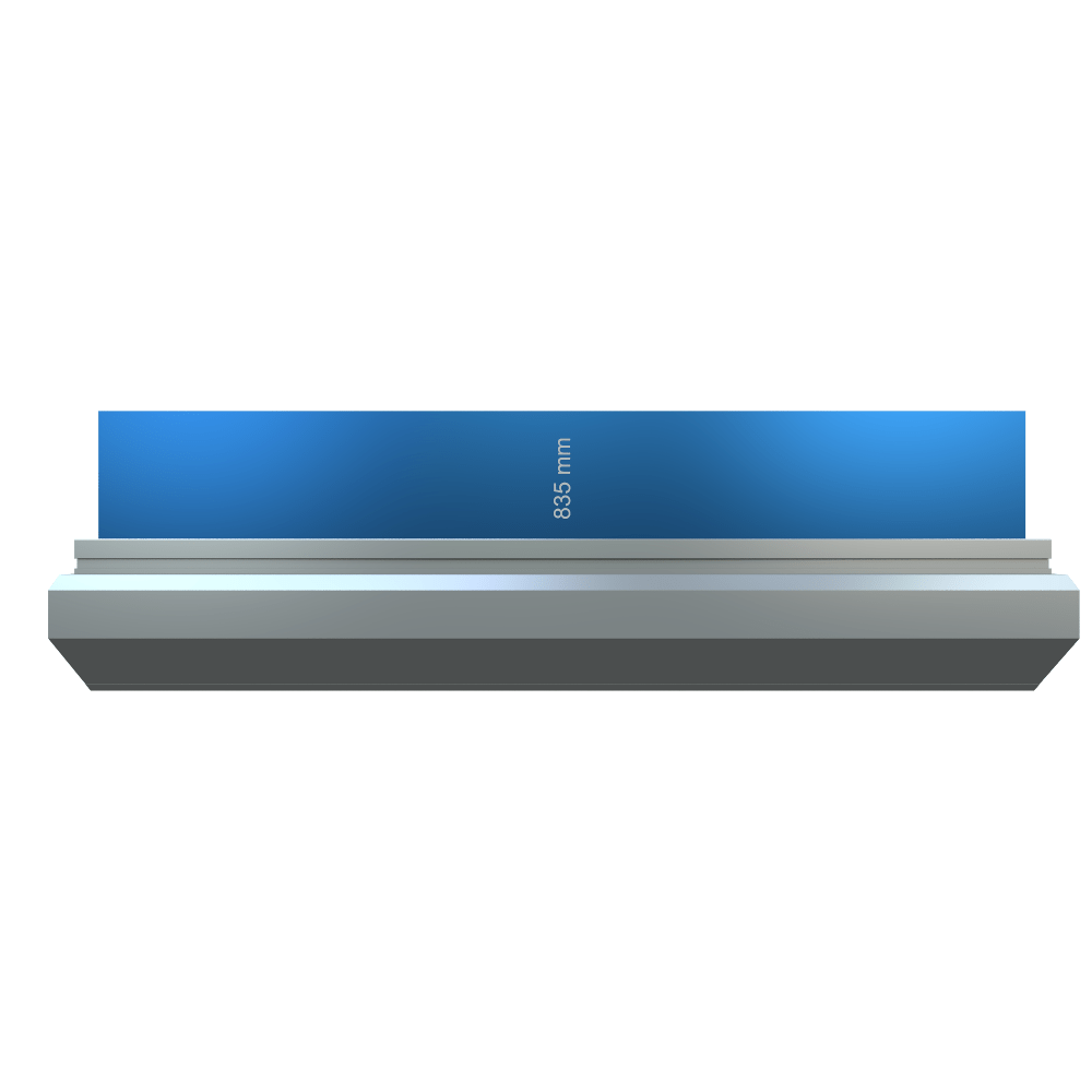 Lengte: 835mm - Gewicht: 34.8 kg