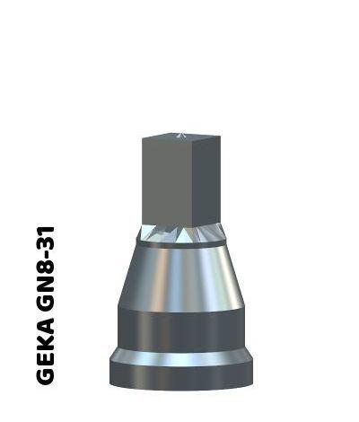 Geka pons GN8-31 vierkant