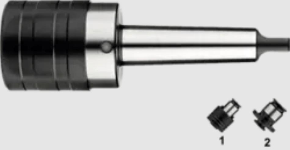 Taphouder‚ met druk- en trekcompensatie, voor gebruik met tapinzetstukken M6-M27‚ MK 4