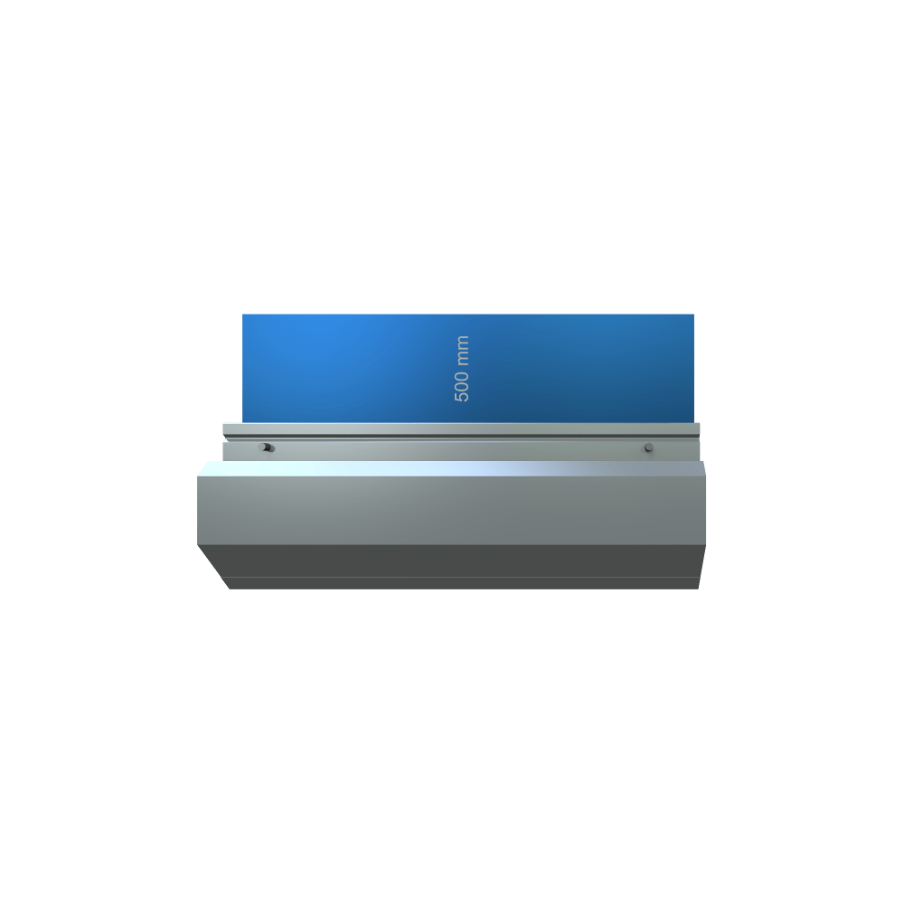 Lengte: 500mm - Gewicht: 33.5 kg